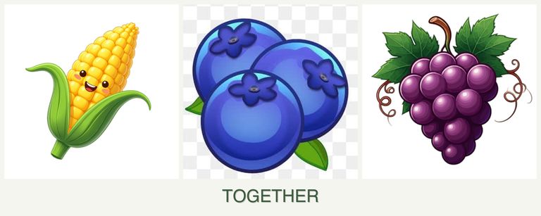 Can you plant corn, blueberries and grapes together?