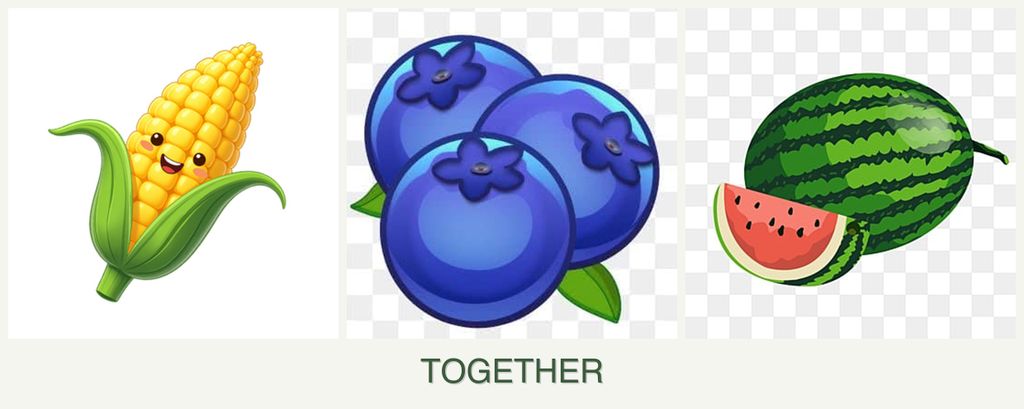 Can you plant corn, blueberries and melons together?