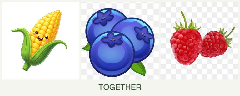 Can you plant corn, blueberries and raspberries together?
