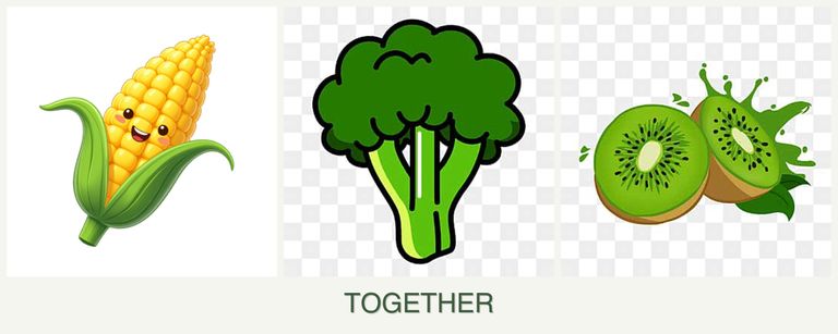 Can you plant corn, broccoli and kiwi together?
