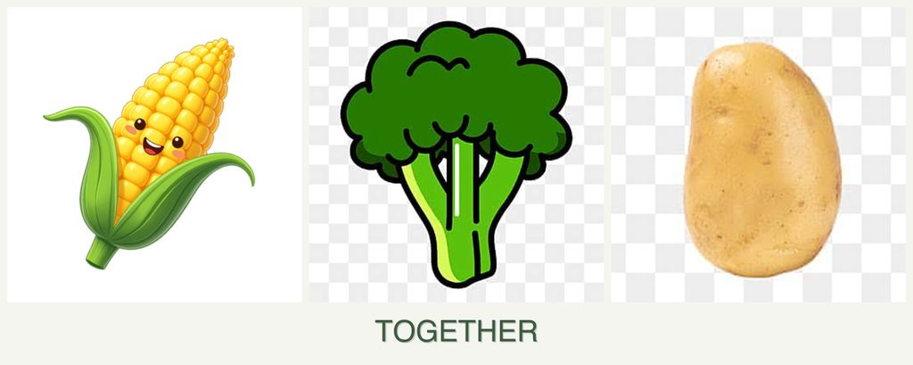 Can you plant corn, broccoli and potatoes together?
