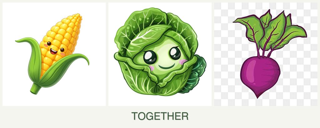 Can you plant corn, cabbage and beets together?