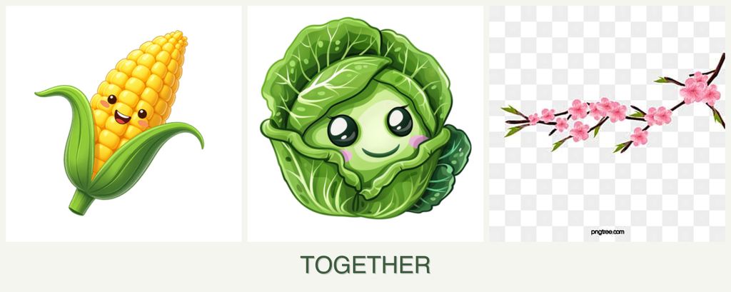 Can you plant corn, cabbage and peaches together?