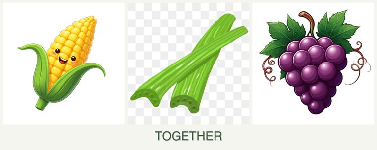 Can you plant corn, celery and grapes together?