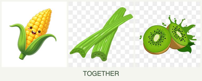 Can you plant corn, celery and kiwi together?