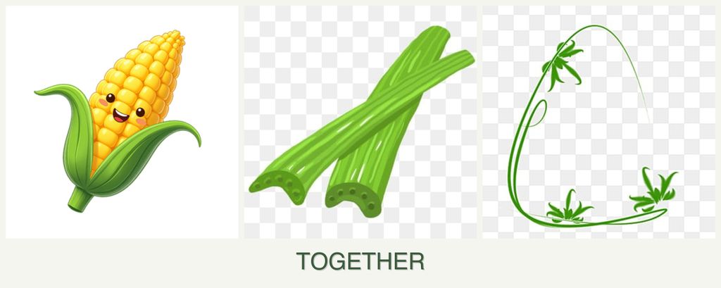 Can you plant corn, celery and tarragon together?
