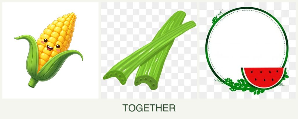 Can you plant corn, celery and watermelons together?