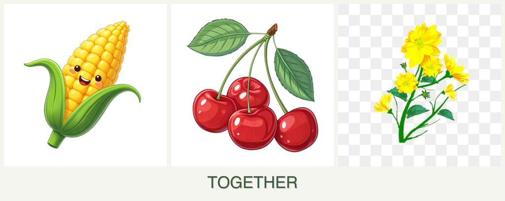 Can you plant corn, cherries and calendula together?