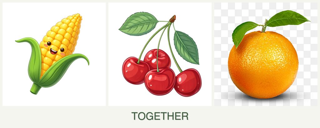 Can you plant corn, cherries and oranges together?