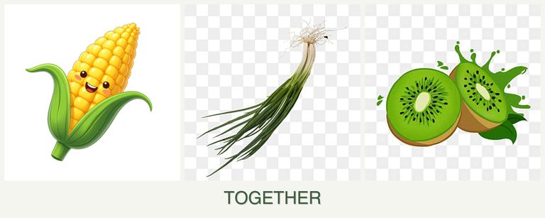 Can you plant corn, chives and kiwi together?