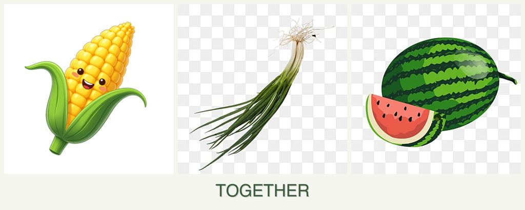 Can you plant corn, chives and melons together?