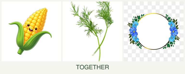 Can you plant corn, dill and zinnias together?