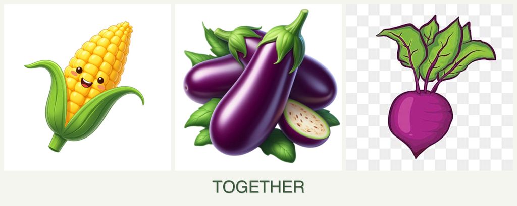 Can you plant corn, eggplant and beets together?