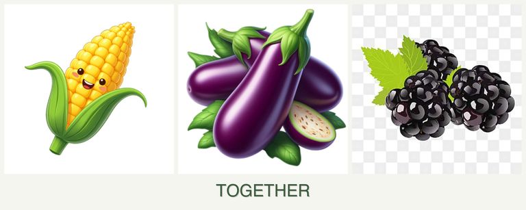 Can you plant corn, eggplant and blackberries together?