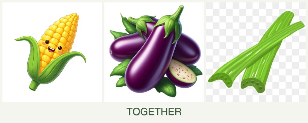 Can you plant corn, eggplant and celery together?
