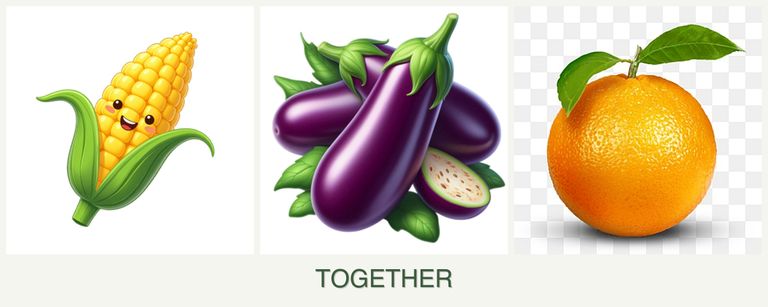 Can you plant corn, eggplant and oranges together?