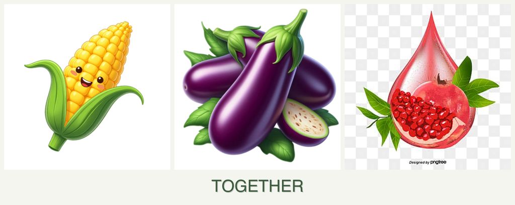 Can you plant corn, eggplant and pomegranates together?
