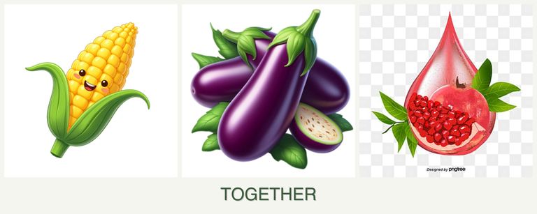 Can you plant corn, eggplant and pomegranates together?