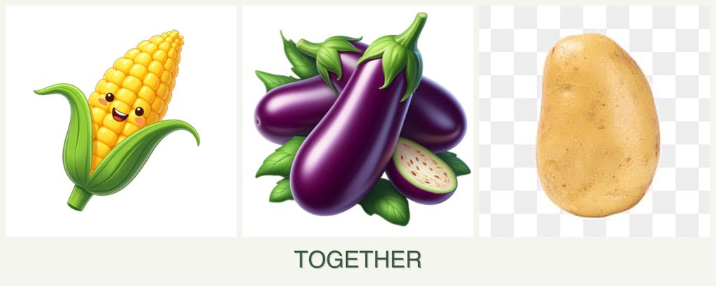 Can you plant corn, eggplant and potatoes together?