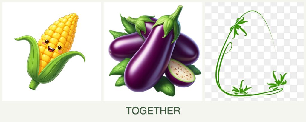 Can you plant corn, eggplant and tarragon together?
