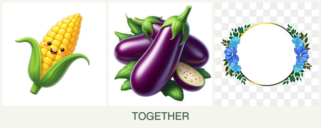 Can you plant corn, eggplant and zinnias together?