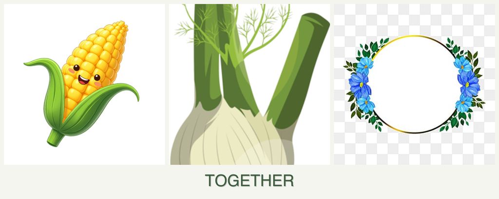Can you plant corn, fennel and zinnias together?