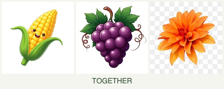 Can you plant corn, grapes and dahlias together?