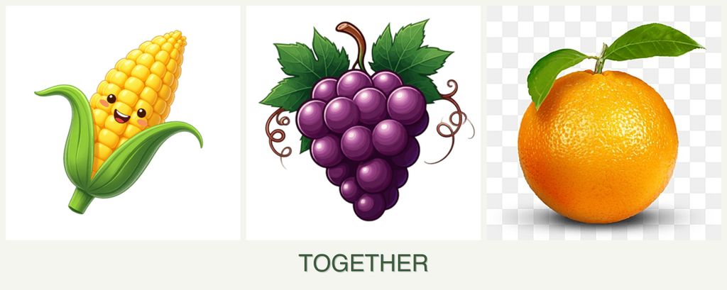 Can you plant corn, grapes and oranges together?