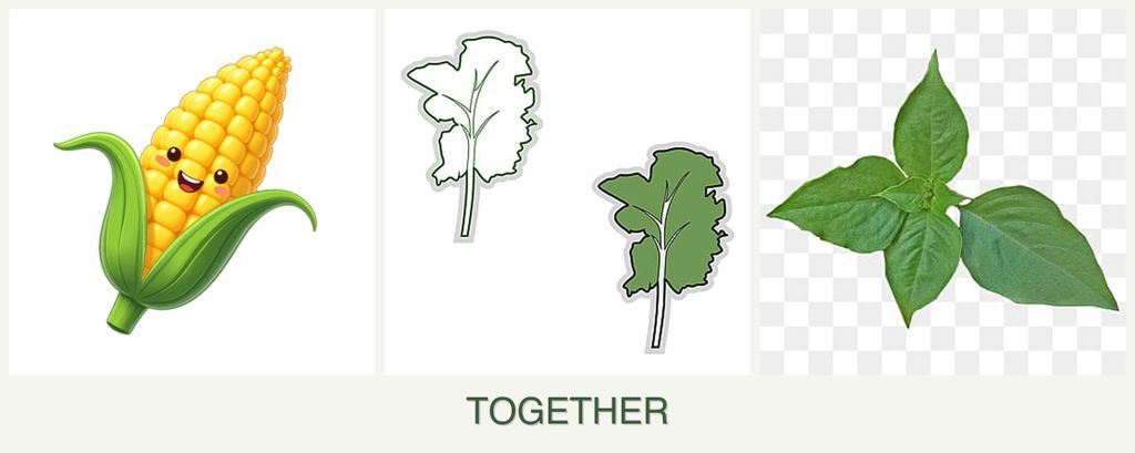 Can you plant corn, kale and basil together?