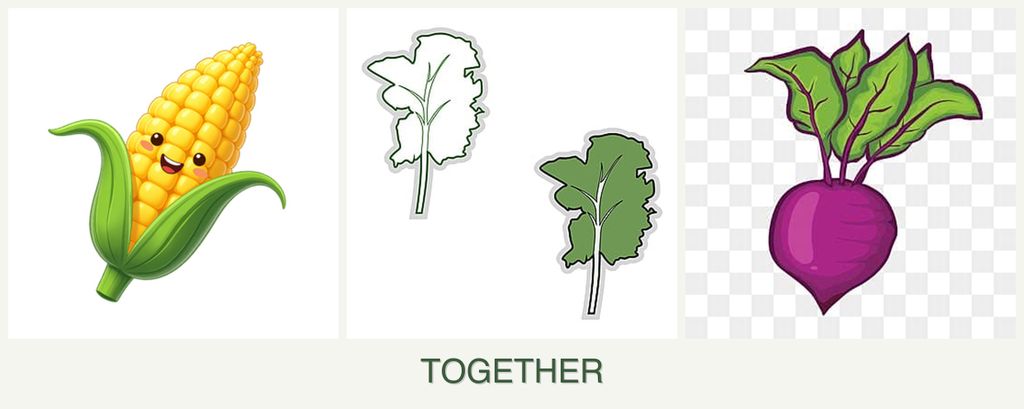 Can you plant corn, kale and beets together?