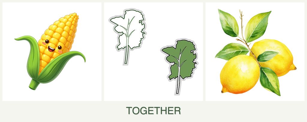 Can you plant corn, kale and lemons together?
