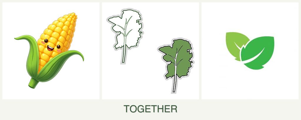 Can you plant corn, kale and mint together?