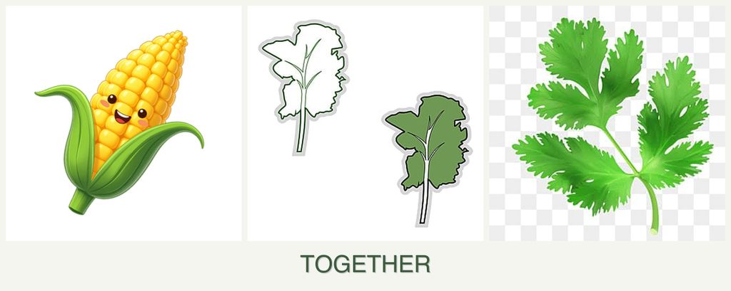Can you plant corn, kale and parsley together?