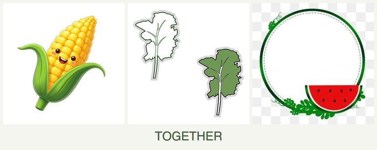 Can you plant corn, kale and watermelons together?