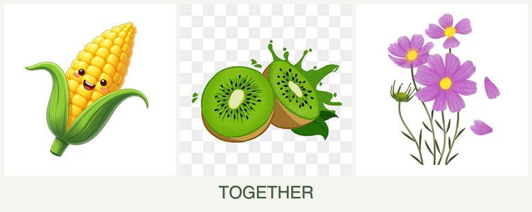 Can you plant corn, kiwi and cosmos together?