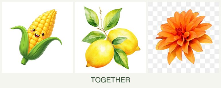 Can you plant corn, lemons and dahlias together?