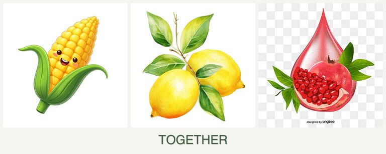 Can you plant corn, lemons and pomegranates together?
