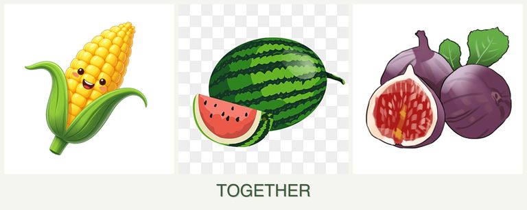 Can you plant corn, melons and figs together?
