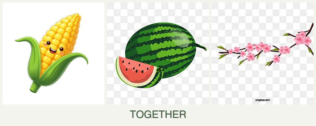 Can you plant corn, melons and peaches together?