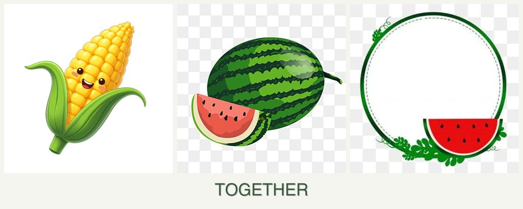 Can you plant corn, melons and watermelons together?