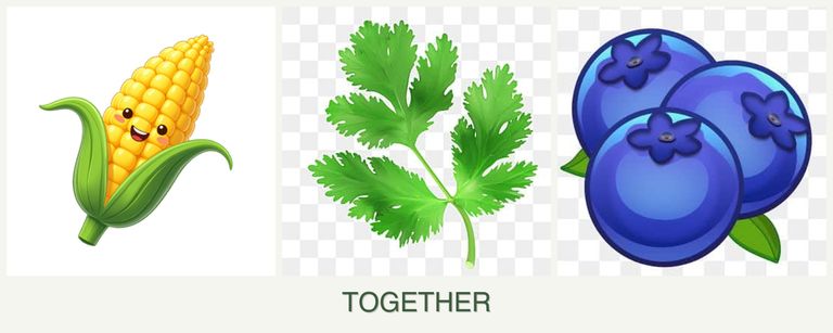 Can you plant corn, parsley and blueberries together?