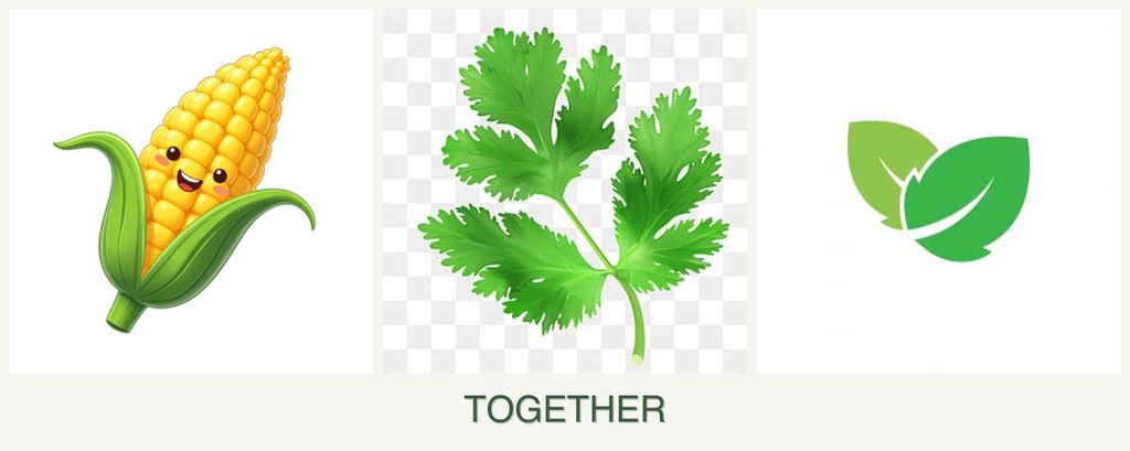 Can you plant corn, parsley and mint together?