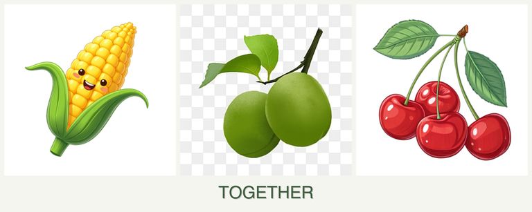 Can you plant corn, plums and cherries together?