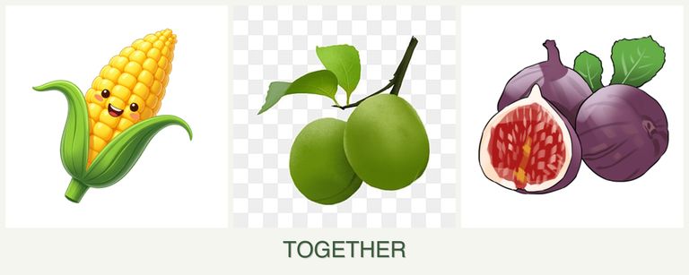 Can you plant corn, plums and figs together?