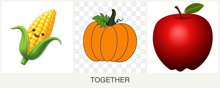 Can you plant corn, pumpkin and apples together?