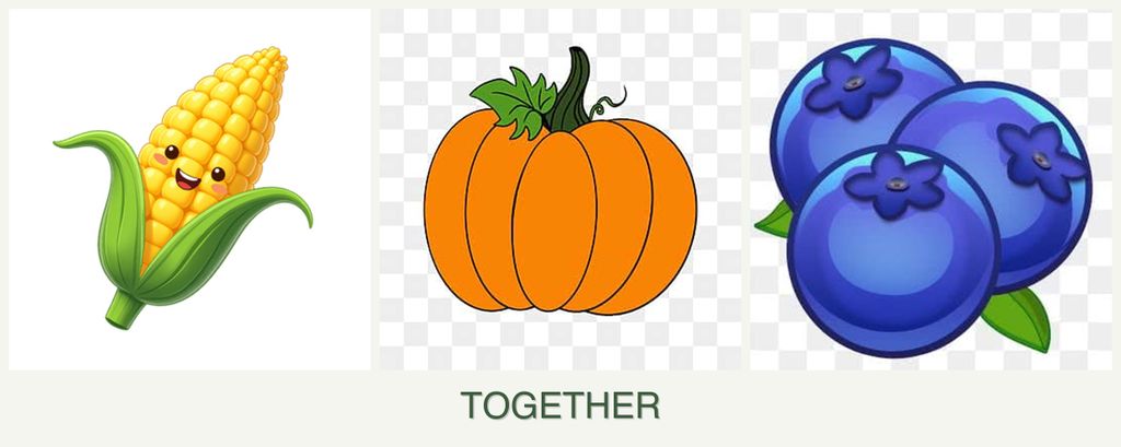 Can you plant corn, pumpkin and blueberries together?
