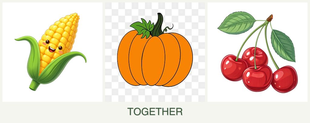Can you plant corn, pumpkin and cherries together?