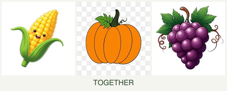 Can you plant corn, pumpkin and grapes together?