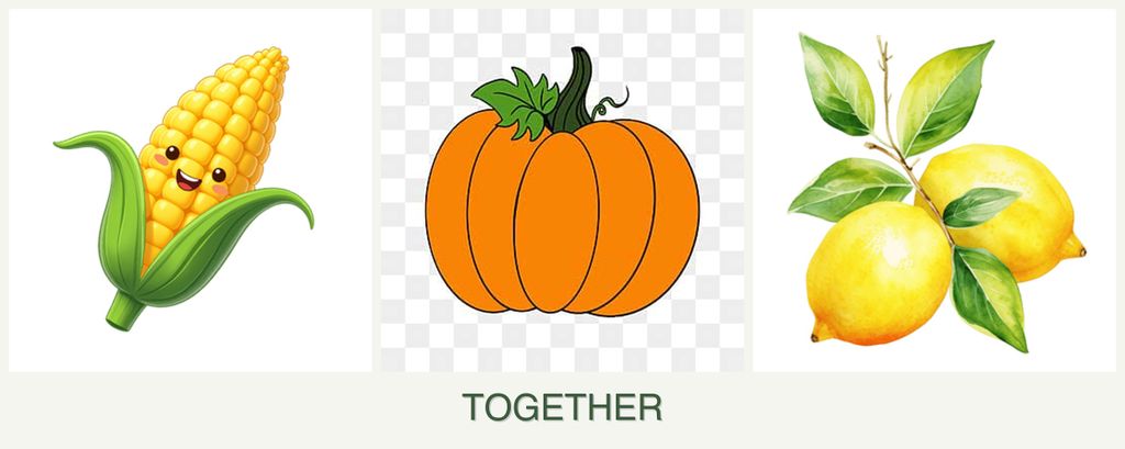 Can you plant corn, pumpkin and lemons together?