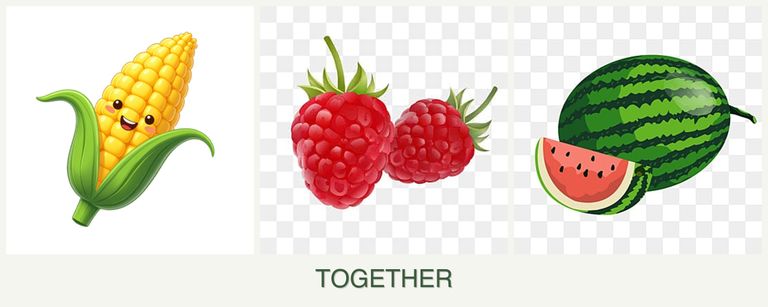 Can you plant corn, raspberries and melons together?